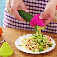 Rallador Rotativo en Espiral - Pelador Manual de Verduras y Frutas