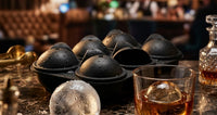 Molde de Hielo Esférico XXL con Tapa - Bolas de Hielo para Whisky